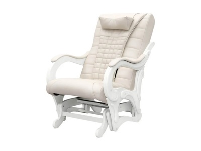 Массажное кресло-глайдер EGO BALANCE EG2003 КРЕМ (Арпатек + светлые подлокотники)