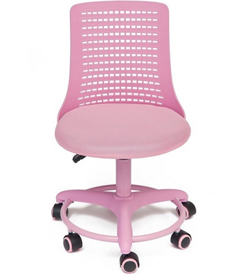 Кресло Tetchair Kiddy ткань (сетка), пластик, розовый