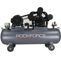 Rock FORCE RF-390-300 Компрессор 3-х поршневой масляный с ременным приводом (5.5кВт, ресивер 270л, 8бар, 904л/м, 380В, 50Гц, 1000 об/мин,85Дб) - фото