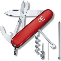 Нож перочинный Victorinox Compact (1.3405) 91мм 15функций красный карт.коробка - фото