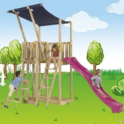 Набор для строительства детской площадки, Башня MEZZANINE BL 1.0, без древесины и ската