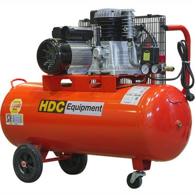 Компрессор HDC HD-A101 (396 л/мин, 10 атм, поршневой, масляный, ресив. 100 л, 220 В, 2.20 кВт)