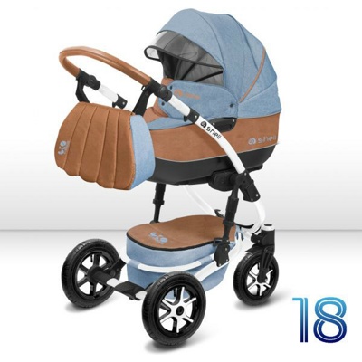 Детская коляска BabyActive Shell-Eko  2 в 1 Цвет № 18