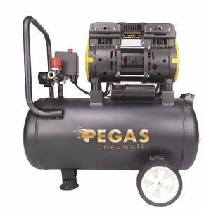 Бесшумный безмасляный компрессор Pegas pneumatic PG-1400 проф. серия 6622