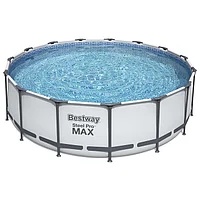 Каркасный бассейн Bestway Steel Pro MAX 5612Z (488x122, с фильтром-насосом и лестницей)