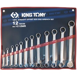 KING TONY Набор накидных ключей, 6-32 мм 12 предметов KING TONY 1C12MR - фото