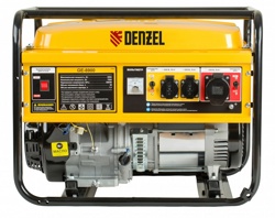 Бензиновый генератор 8,5 кВт, 220В/50Гц, 25 л DENZEL GE 8900 94639 - фото