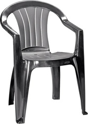 Кресло из пластмассы Sicilia, цвет графит Curver - фото