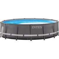 26334 Каркасный бассейн Intex ULTRA XTR™ FRAME 610х122см +фильтр-насос 7900 л.ч, лестница, тент, подложка - фото