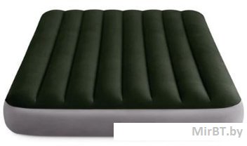 64779 Надувной матрас Intex Prestige Downy Airbed (152x203x25) Fiber-Tech, встроенный эл.насос (батареи тип С, 6 шт.)