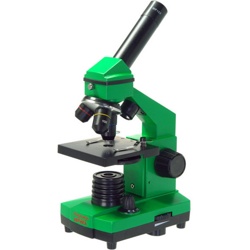 Микроскоп Микромед «Эврика» 40х–400х, лайм, в кейсе - фото