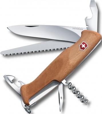 Нож перочинный Victorinox RangerWood 55 0.9561.63 130мм 10 функций деревянная рукоять