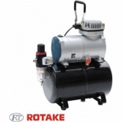 Миникомпрессор безмасляный (ресивер 3л, производительность 23л/мин, рабочее давление 3-4bar) Rotake RT-086