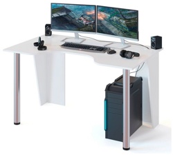 Компьютерный стол Сокол-Мебель КСТ-18 (белый) - фото