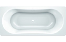 Стальная ванна DUO COMFORT 3,5 180*80 (слив по центру, комплект шумоизоляции) - фото