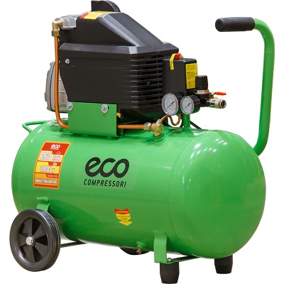 Компрессор ECO AE-501-4 (260 л/мин, 8 атм, коаксиальный, масляный, ресив. 50 л, 220 В, 1.80 кВт)