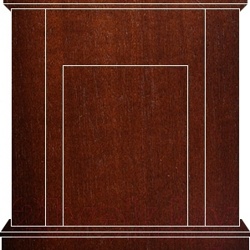 Портал для электрокамина LUMSDEN STD-ASP Махагон коричневый антик - фото