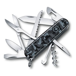 Нож перочинный Victorinox Huntsman (1.3713.942) 91мм 15функций морской камуфляж - фото