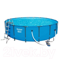 Каркасный бассейн Bestway Steel Pro Max 56462 (549x122, с фильтр-насосом и лестницей) - фото