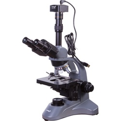 Микроскоп цифровой Levenhuk D740T, 5,1 Мпикс, тринокулярный - фото