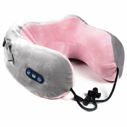 Массажная подушка Bradex KZ 0559 (серый/розовый) - фото