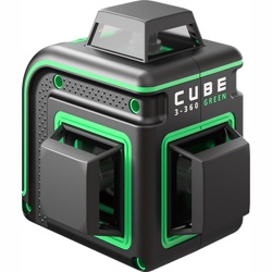 Построитель лазерных плоскостей (лазерный уровень) ADA Cube 3-360 GREEN Basic Edition - фото