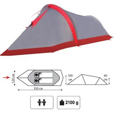 Палатка Tramp Bike 2