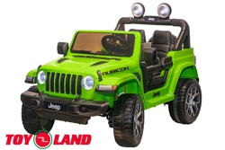 Детский автомобиль Toyland Jeep Rubicon DK-JWR555 Зеленый - фото