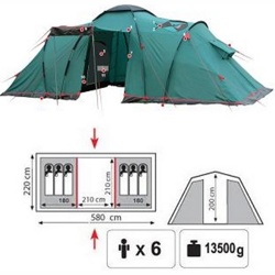 Палатка Tramp Brest 6 - фото