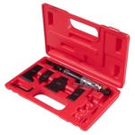 Нож скребковый пневматический, 4200 кол/мин, с набором насадок, 6 предметов MIGHTY SEVEN QK-112N - фото