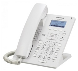 Panasonic KX-HDV130RU (бел) SIP телефон, 2 линии, 2 порта LAN, PoE, без БП - фото