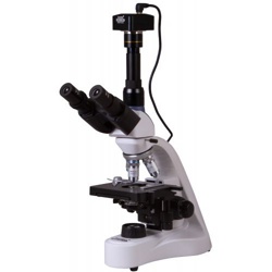 Микроскоп цифровой Levenhuk MED D10T, тринокулярный - фото