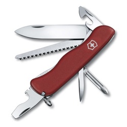Нож перочинный Victorinox Trailmaster (0.8463) 111мм 12 функций красный - фото