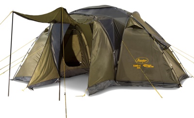 Палатка Canadian Camper SANA 4 PLUS, цвет forest