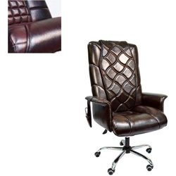 Офисное массажное кресло EGO PRIME EG-1003 Premium Standart цвет Бордо Антрацит Шампань - фото