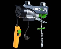 Электрическая стационарная лебедка (600/1200 кг, 18/9 м) EURO-LIFT PA 1200 00016926 - фото
