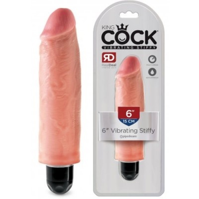 Реалистичный вибратор King Cock Vibrating Stiffy Light 15 см Реалистичный вибратор King Cock Vibrating Stiffy Light 15 см