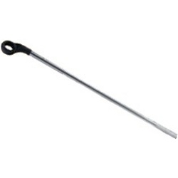 Силовой накидной ключ 27 мм с изгибом, круглая ручка. L=195mm FORCE 79527 - фото