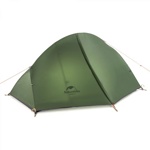 Палатка 1-местная Naturehike сверхлегкая + коврик NH18A095-D, 20D, зеленый, 6927595735671 - фото