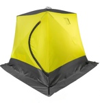 Палатка зимняя Куб-3 желтый/серый (HS-WFSC-210YG) Helios - фото