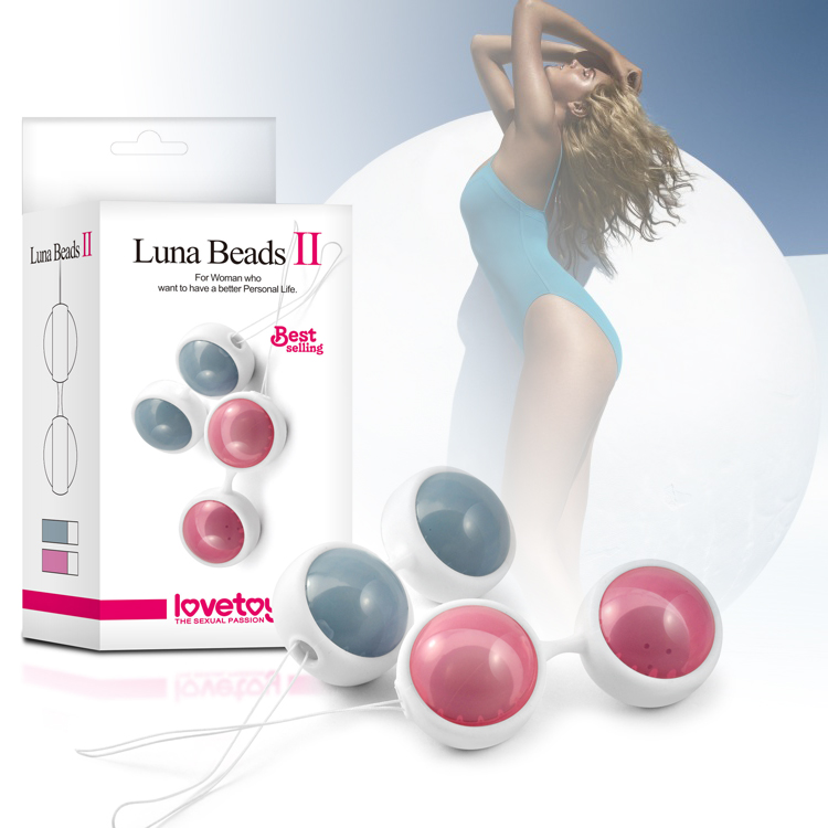 Вагинальные шарики LUNA BEADS pink - фото