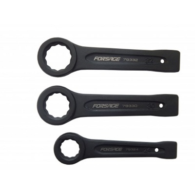 Forsage F-793180 Ключ накидной ударный односторонний 180мм (L-650мм)