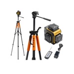 Профессиональный лазерный уровень INSTRUMAX Комплект LINEPRO 3D BAZA SET + Штатив (для лазерного уровня, усиленный, подъемный механизм, ? дюйма) ACULA STAND 1700 IM0212 - фото