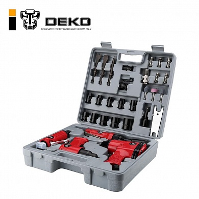 Набор пневмоинструмента DEKO Premium 34 предмета 018-0908