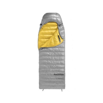 Мешок спальный Naturehike CW400 NH18C400-D с утиным пухом, размер M, серый Мешок спальный Naturehike CW400 NH18C400-D с утиным пухом, размер M, серый