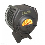 Отопительная печь со стеклом BULYK 150 с экранами Березка - фото