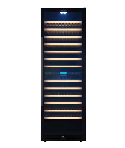 Винный шкаф CellarPrivate двухзонный на 163 бутылки черный CP165-2TB Винный шкаф CellarPrivate двухзонный на 163 бутылки черный CP165-2TB