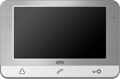 Видеодомофон CTV-M1703 (серебро) - фото