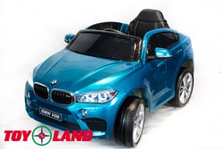 Детский автомобиль Toyland BMW X6M mini Синий - фото