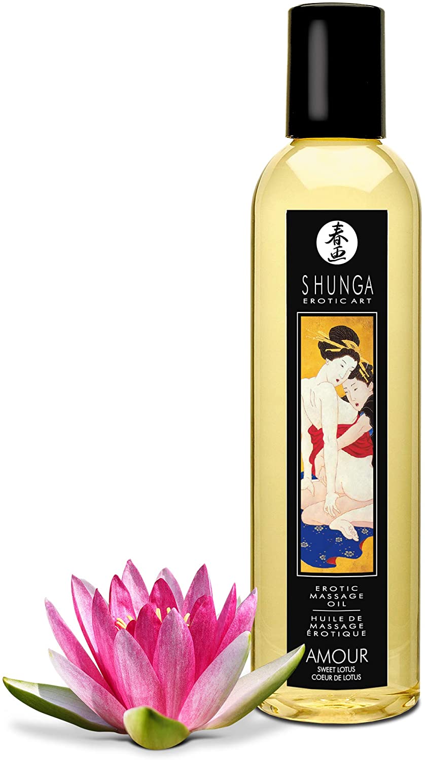 Массажное масло Shunga Sweet Lotus 250 мл - фото